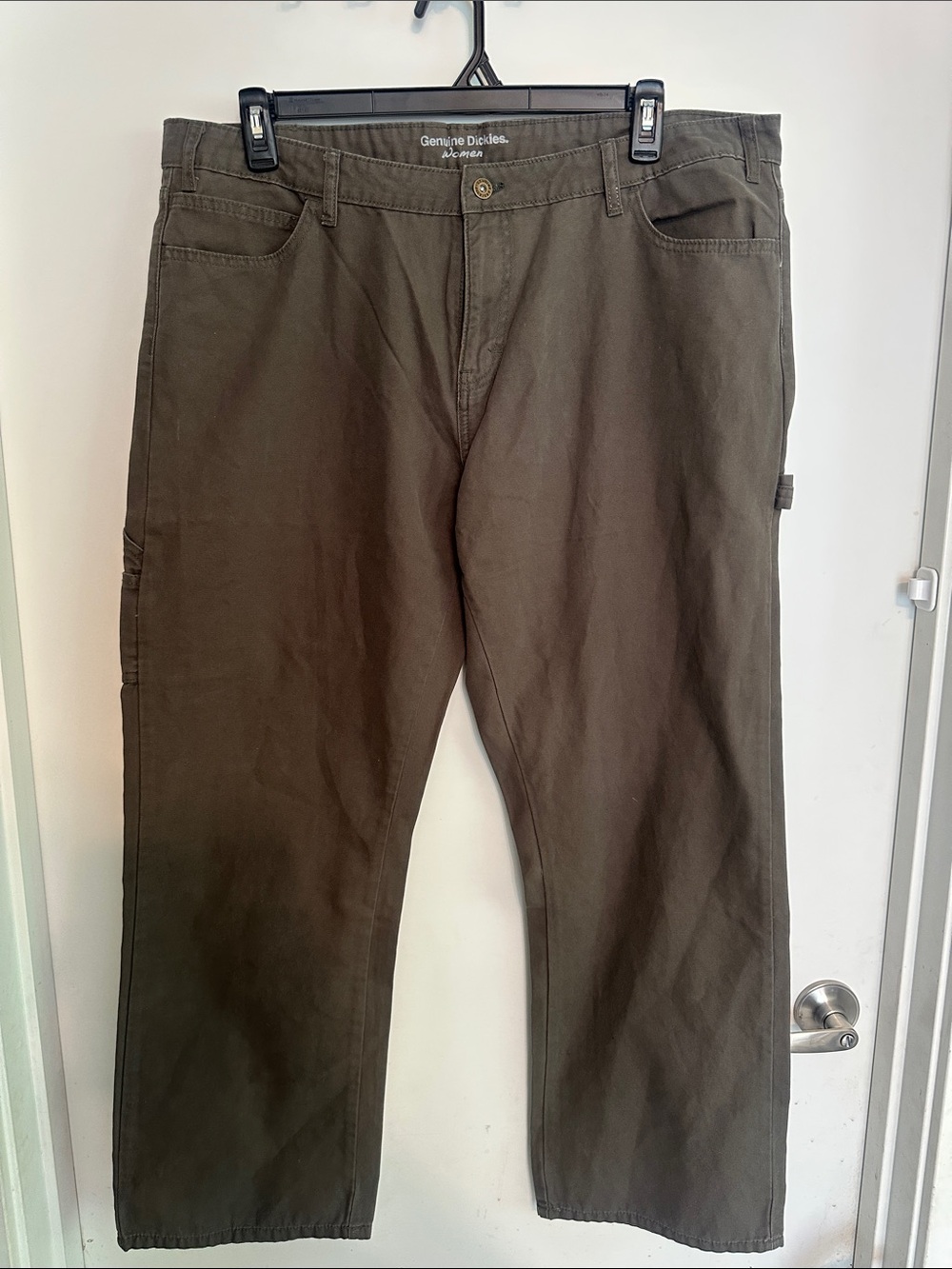 Genuine Dickies Women’s Olive Work Pants